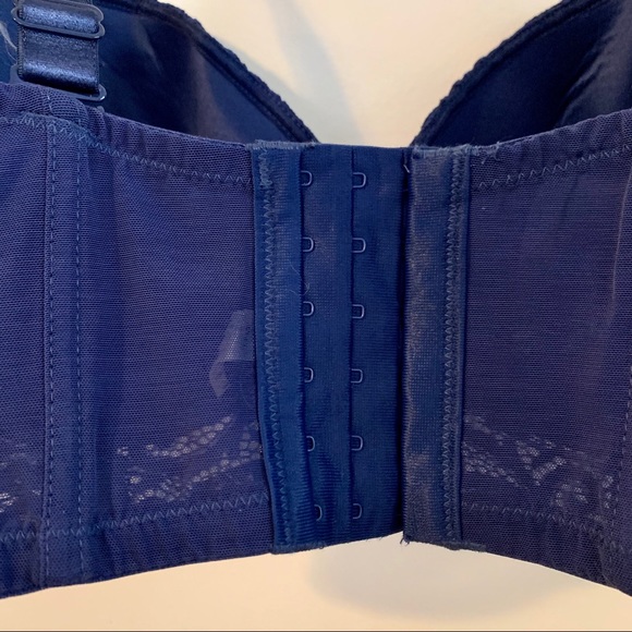 ADORE ME Azura Blue Lace Contour Plus Bra - Picture 4 of 8